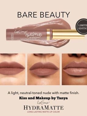 SeneGence HydraMatte LipSense - Bare Beauty Nude Mauve